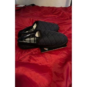 Dickie's Men's Slippers Size L 9.5 - 10.5 Memory Foam Navy NWT NEW
